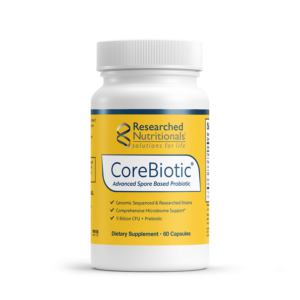 CoreBiotic-front-label CoreBiotic® Researched Nutritionals